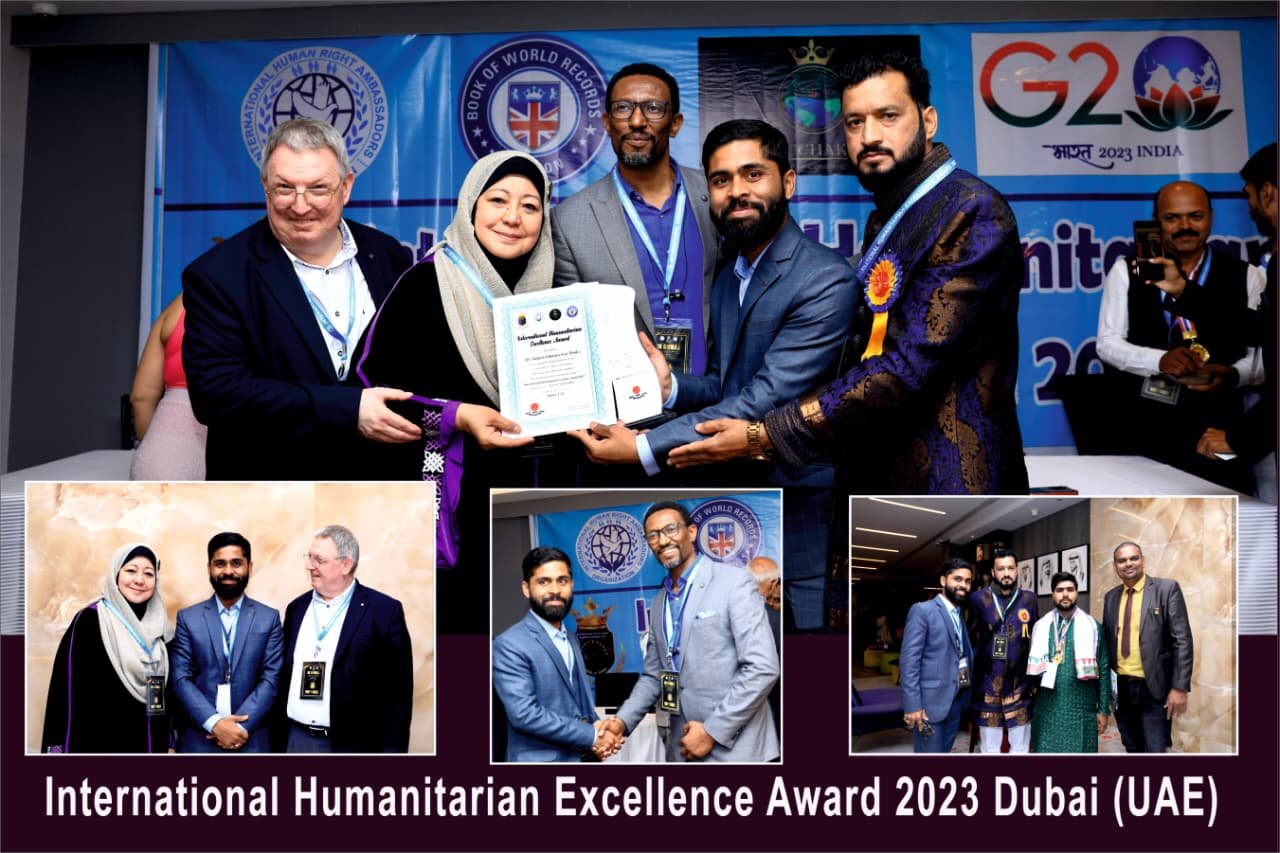 International Humanitarian excellence Award